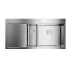 Мойка Akisame 100-2-IN-R нерж.сталь/нержавеющая сталь Omoikiri 4973547