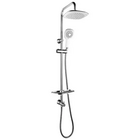 Душевой гарнитур для встр. смесителя c верх. душ. лейкой "Тропический дождь" 200х200 мм LM8808C Lema