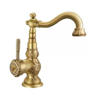 Смеситель для кухни/умывальника с поворотным изливом, бронза Жасмин LM6644B Lemark