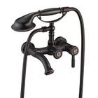 Смеситель для ванны с коротким фиксированным изливом, черная бронза Жасмин LM6612ORB Lemark