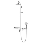 Смеситель для ванны с верхней душ. лейкой "Тропический дождь", 3-ф. лейка, пов. излив, хром Тропик LM7007C