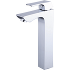 Смеситель для умывальника высокий, монолитный, хром LM4509C