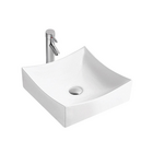 Раковина накладная для установки на столешницу 400х400х130 белая AQ5516-00 Aquatek