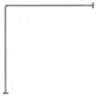 Карниз для поддона Г-образный 100х100 KARN-000038 Aquatek