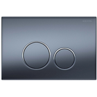 Кнопка смыва  оружейная сталь / хром KDI-0000035 Aquatek