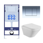 Унитаз с инсталляцией SET AQUATEK ЛИРА-010 4в1