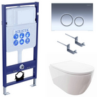 Унитаз с инсталляцией SET AQUATEK ПОЛАРИС-018 4в1