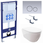 Унитаз с инсталляцией SET AQUATEK ПОЛАРИС-019 4в1