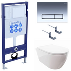 Унитаз с инсталляцией SET AQUATEK ПОЛАРИС-023 4в1