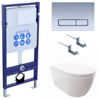 Унитаз с инсталляцией SET AQUATEK ПОЛАРИС-024 4в1