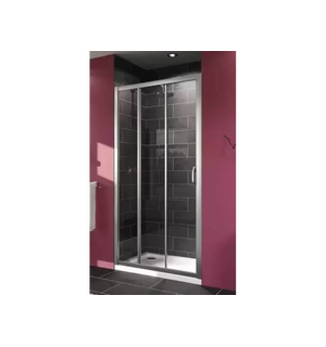 Душевая дверь Huppe 120402.069.321 2 секции 120x190