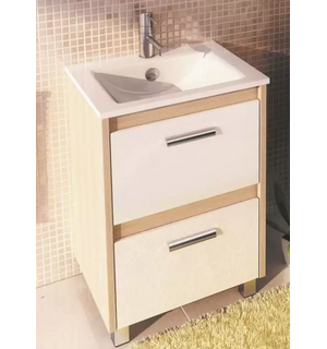 Тумба-умывальник Тулуза-60 сосна лоредо (раковина COMFORTY 60E) 855*610*470