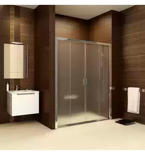 Душевая дверь Blix BLDP4-130 белый Транспарент 0YVJ0100Z1