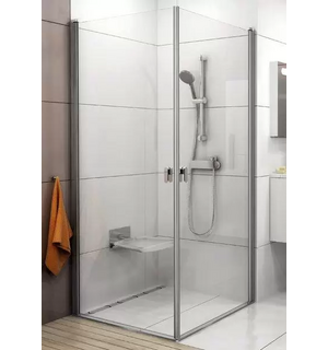 Уголок квадратный CRV1-80 блестящий Transparent Chrome 1QV40C01Z1
