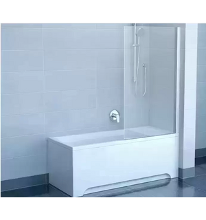 Душевая шторка Transparent CVS1-80R белый + стекло 7qr40100z1