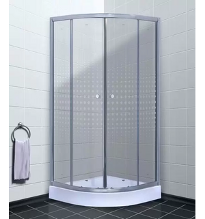Душевой угол 80*80*200 см Romb Glass TL-8001
