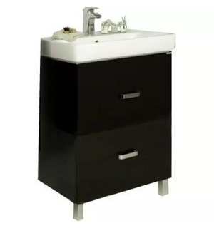 Тумба без раковины Америна 60 Н чёрная 1A169201AM950