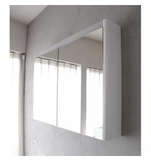 Зеркальный шкаф 1000x150x700 Tortora Lucido BB1000BMS/TL