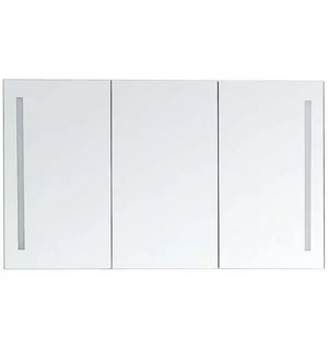 Зеркальный шкаф 1200x130x700 SPC-3A-DL-BL-1200