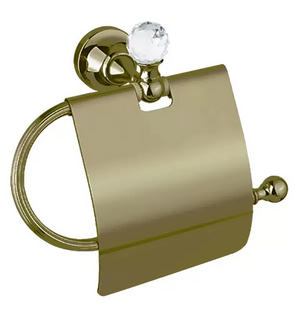Держатель для туалетной бумаги OLIMP-TRH-02-Sw Swarovski Бронза