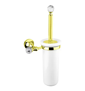 Держатель щетки подвесной OLIMP-TB-03/24-Sw Swarovski под золото