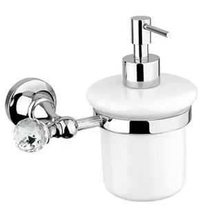 Дозатор для мыла подвесной OLIMP-SOI-01-Sw Swarovski хром