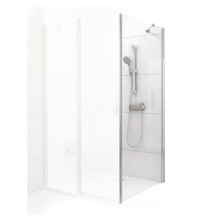 Стенка душевая CPS-90 блестящий Transparent