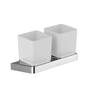 Держатель с двумя стаканами (стекло) TD 220.00 X07P322