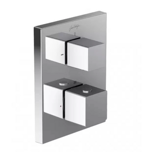 Смеситель SQUARE  на 2 выхода (хром) E75391-CP