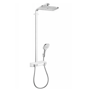 Душевая система  Raindance Select E 360 1jet ST Showerpipe белый/хром НANSGROHE 27288400