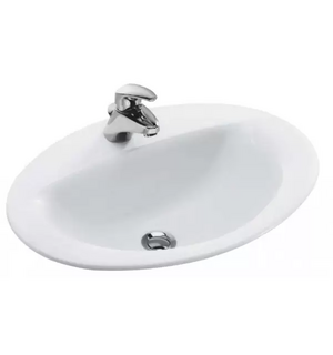 Умывальник ODEON/PATIO встраиваемый 560х430 (белый) E4155-00