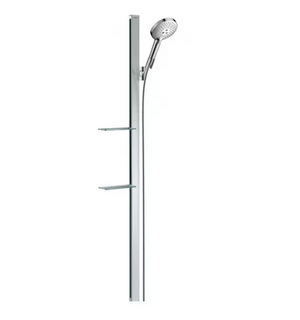 Душевой набор Raindance Select S 120 3jet / Unica' E 150 м EcoSmart 9 л\минхром HANSGROHE 27647000