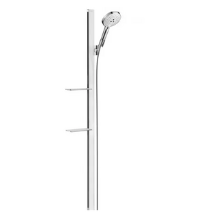 Душевой набор Raindance Select S 120 3jet / Unica' E 150 мбелый/хром HANSGROHE 27646400