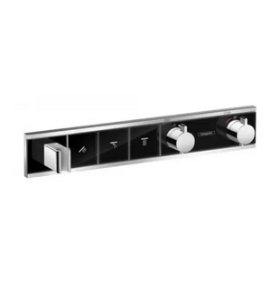 Панель RainSelect с 3 кнопками СМчерный/хром HANSGROHE 15356600