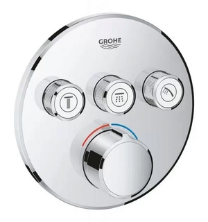 Cмеситель для душа SmartControl встраиваемый в стену, на 3 выхода (хром) 29146000