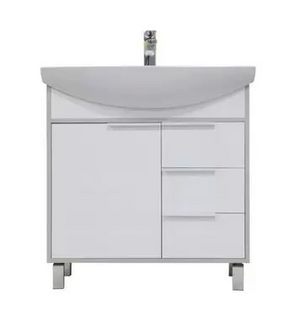 Тумба Рико 80 Белый/Ясень фабрик под раковину смайл 80 1A215401RIB90