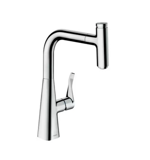 Смеситель Metris Select для кухни 240, однорычажный, с выдвижным изливом HANSGROHE 14857000
