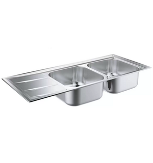Мойка нерж. K400 80-S 1160*500 мм, 2 чаши, оборачиваемая, 31587SD0 GROHE