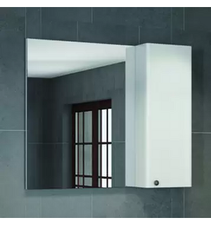 Зеркало-шкаф Амстердам-95 белый COMFORTY 4143986