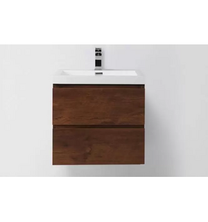 База под раковину подвесная с двумя выкатными ящиками LUCE-600-2C-SO-PL Belbagno