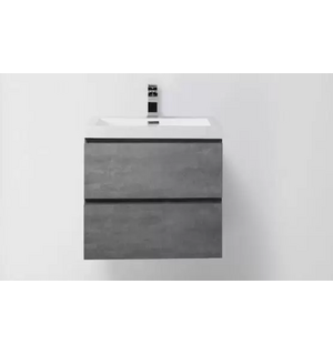 База под раковину подвесная с двумя выкатными ящиками LUCE-600-2C-SO-SCM Belbagno