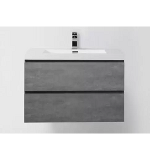 База под раковину подвесная с двумя выкатными ящиками LUCE-900-2C-SO-SCM Belbagno