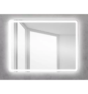 Зеркало SPC-MAR-900-800-LED-BTN, 12W, 220-240V, 900x30x800 Belbagno