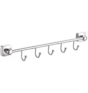 Планка Kvadro 5 крючка FX-61305В-5 FIXSEN
