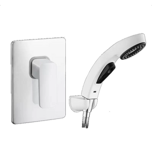 Смеситель для биде для скрытого монтажа с гарнитуром 3420235-BR07-White Elghansa