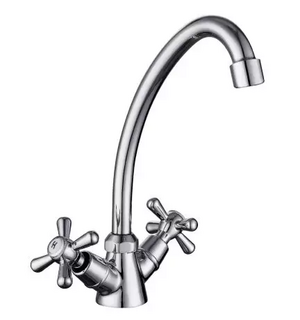 Смеситель для кухни с поворотным изливом, хром LM6040C Lemark