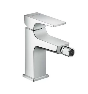 Смеситель для биде, однорычажный, со сливным клапаном Push-Open Metropol 32520000 HANSGROHE