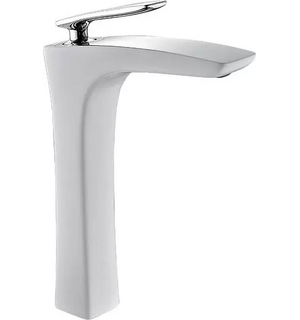 Смеситель для раковины-чаши Timo Helmi 4011/00-16F хром-белый