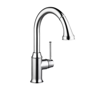 Смеситель для кухни, однорычажный, с выдвижным душем, ½\' Talis Classic  14863000  HANSGROHE