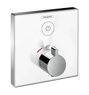 Термостат ShowerSelect Glass для одного потребителя, стеклянный, СМ 15737400 HANSGROHE
